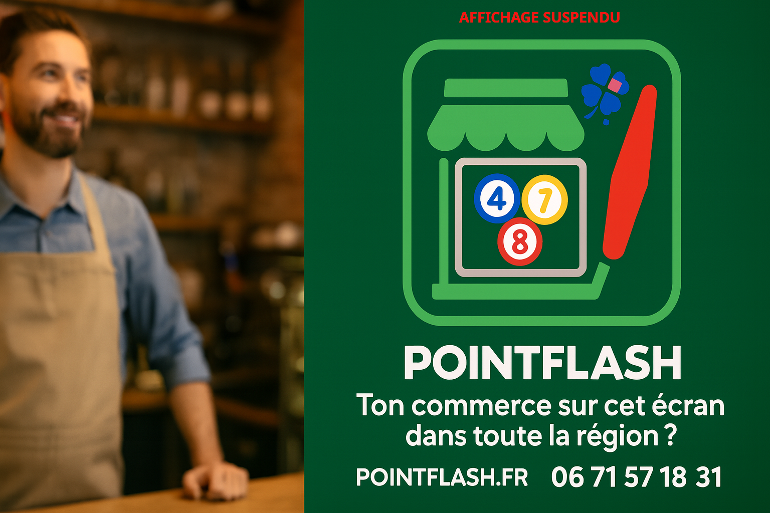 Point de vente suspendu